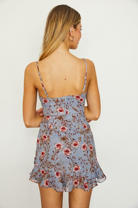 Just Springin' It Floral Mini Dress