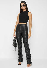 Troy Faux Leather Pants