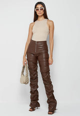 Troy Faux Leather Pants