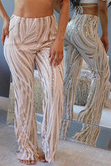 Skylar Sequin Wide Leg Pants