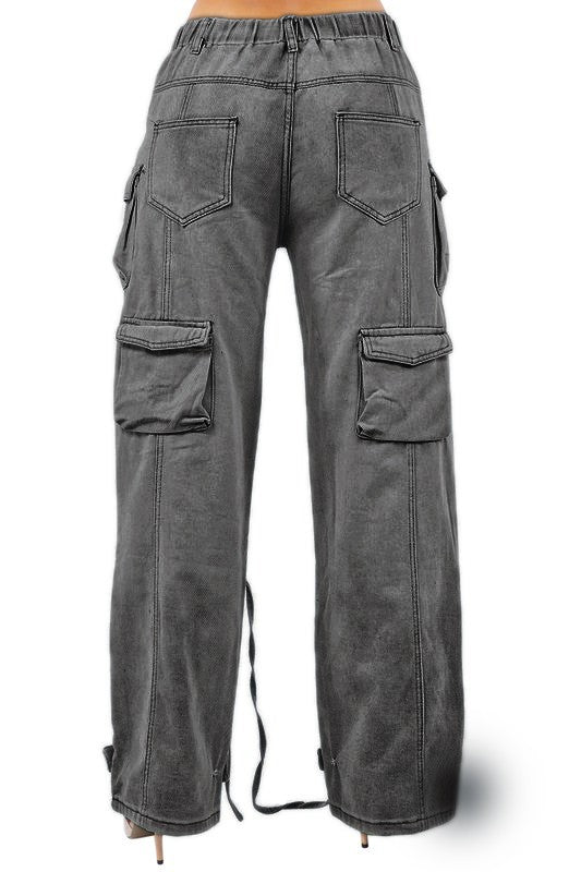 Reality Check Cargo Denim Pants