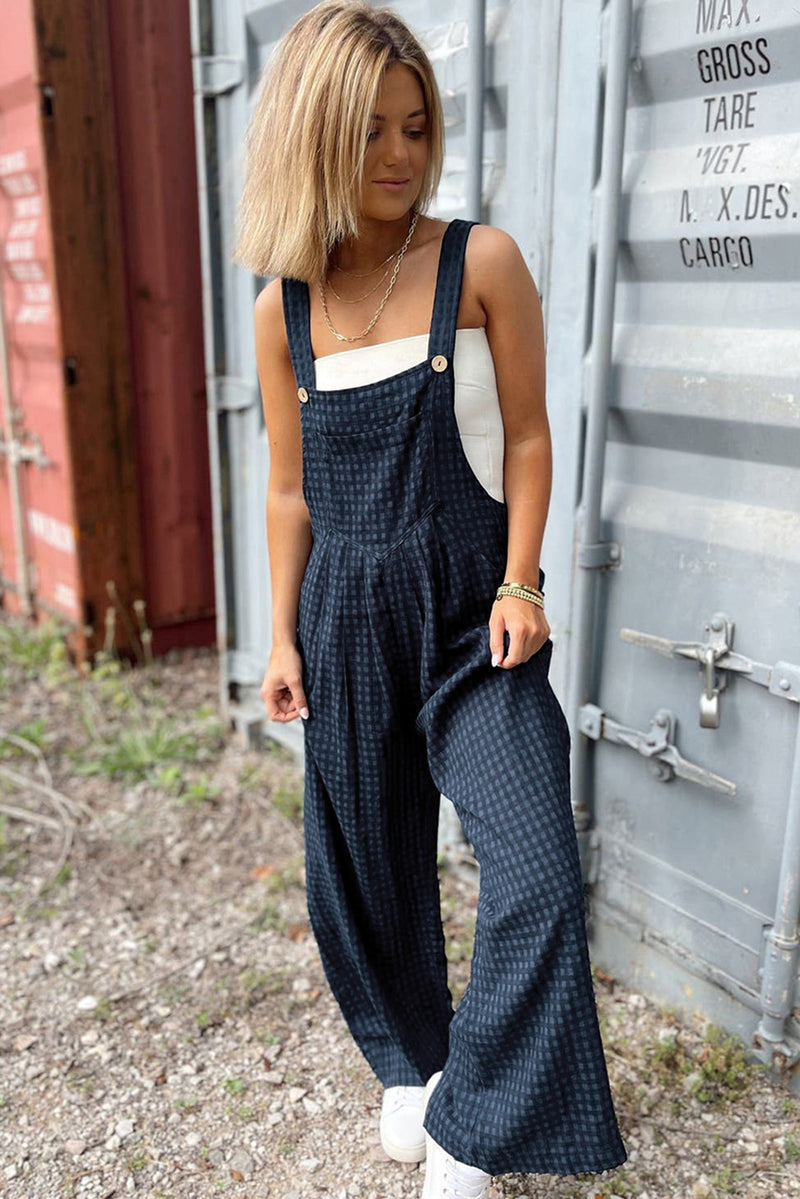 In the Feels Blue Wide Leg Jumpsuit