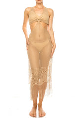 Take Me To Talum  Crochet with Tinsel Cover-up