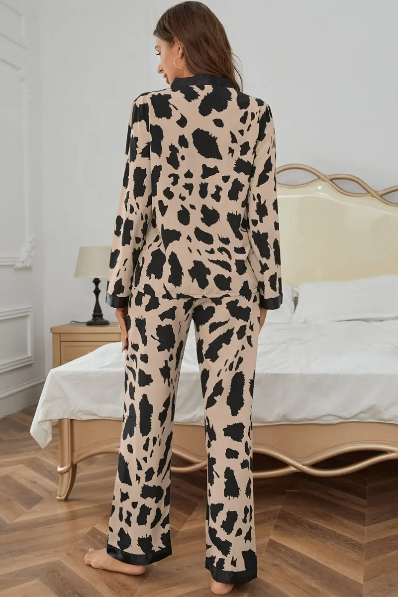 Sweetest Cheetah Print Pajama Set