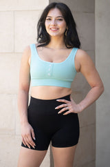 Get It Girl Ribbed Seamless Sports Bra