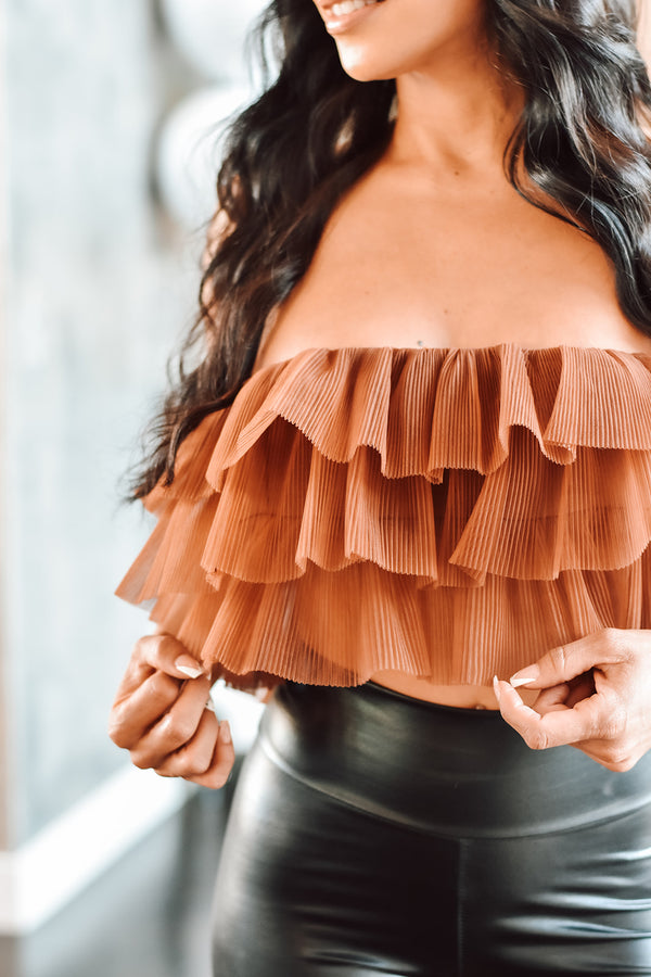 The Tori Brown Tulle Top