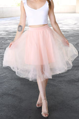 Twirl Your World Tulle Skirt - Peach