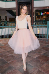 Twirl Your World Tulle Skirt - Peach