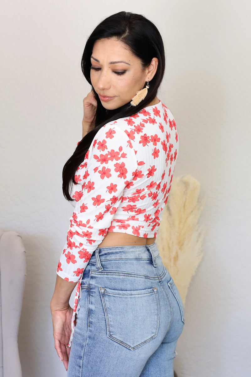 Lolita Floral Crop Top