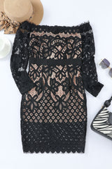 Off The Shoulder Lace Dress