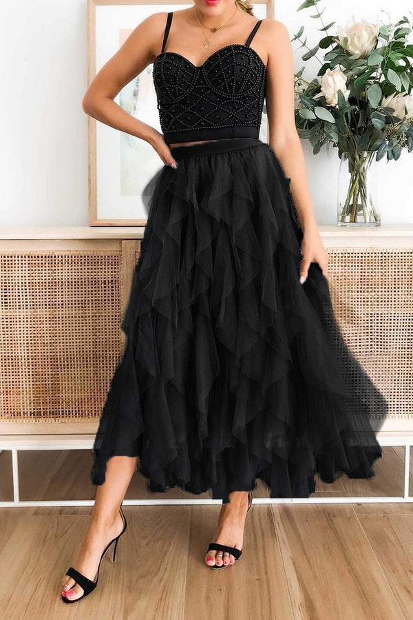 Dreamy Tulle Skirt - Black