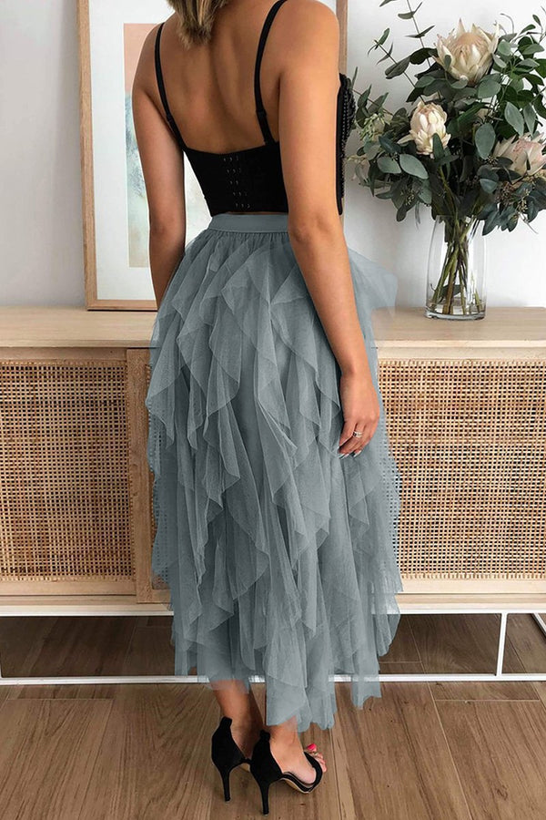 Dreamy Tulle Skirt - Gray