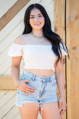 Styling Shirred Crop Top