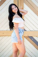 Styling Shirred Crop Top